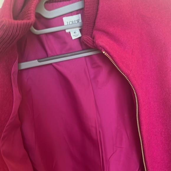 J Crew pink wool blend coat - Picture 3 of 4